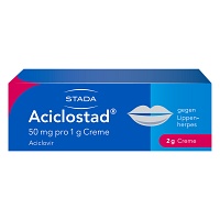 ACICLOSTAD Creme gegen Lippenherpes - 2g - Erkältung & Schmerzen