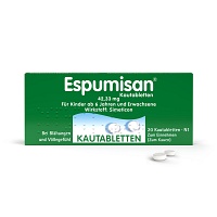 ESPUMISAN Kautabletten - 20Stk - Blähungen & Krämpfe