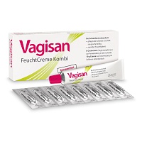 VAGISAN FeuchtCreme Kombi 8 Ovula+10 g Creme - 1Packungen - Unterstützung der Vaginalflora
