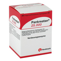 PANKREATAN 25.000 magensaftresistente Hartkapseln - 50Stk