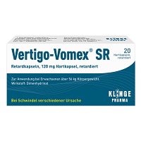 VERTIGO-VOMEX SR Retardkapseln - 20Stk - Übelkeit & Schwindel
