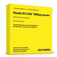 VITAMIN B12 AAA 1000 µg Ampullen Injektionslsg. - 5X1ml