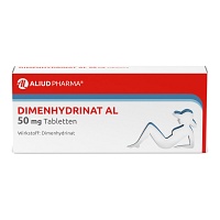 DIMENHYDRINAT AL 50 mg Tabletten - 20Stk - Für den Flug