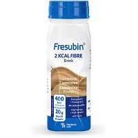 FRESUBIN 2 kcal Fibre DRINK Cappuccino Trinkfl. - 4X200ml - Trinknahrung & Sondennahrung
