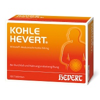 KOHLE Hevert Tabletten - 100Stk - Durchfall