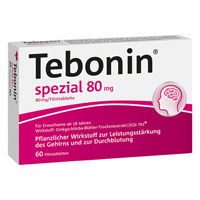 TEBONIN spezial 80 mg Filmtabletten - 60Stk - Stärkung für das Gedächtnis