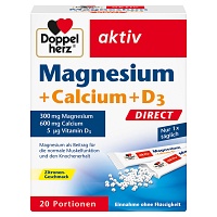 DOPPELHERZ Magnesium+Calcium+D3 DIRECT Pellets - 20Stk - Magnesium