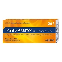 PANTO Aristo bei Sodbrennen 20 mg magensaftr.Tabl. - 7Stk