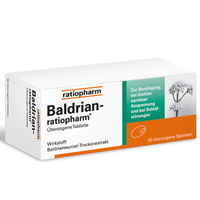 BALDRIAN-RATIOPHARM überzogene Tabletten - 60Stk - Beruhigung & Schlafen