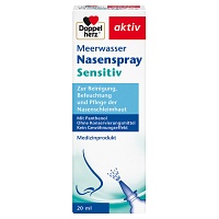 DOPPELHERZ Meerwasser Nasenspray mit Panthenol - 20ml - Nasenpräparate