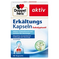 DOPPELHERZ Erkältungskapseln Eukalyptusöl - 40Stk - Nasennebenhöhlen