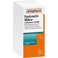 PANKREATIN Mikro-ratio.20.000 magensaftr.Hartkaps. - 100Stk - Verdauungsenzyme