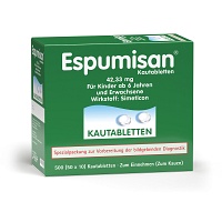ESPUMISAN Kautabletten f.bildgebende Diagnostik - 50X10Stk - Blähungen & Völlegefühl