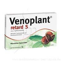 VENOPLANT retard S Tabl. - 20Stk