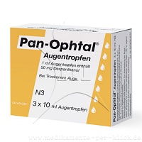 PAN OPHTAL Augentropfen - 3X10ml - gereizte Augen