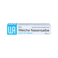 WEICHE NASENSALBE n. Dr. Bader - 20g - Nase