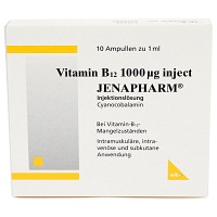 VITAMIN B12 1000 µg Inject Jenapharm Inj.-Lsg.Amp. - 10X1ml - Vitamine & Stärkung
