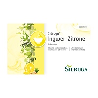 SIDROGA Wellness Ingwer-Zitrone Tee Filterbeutel - 20X2.0g - Früchtetee