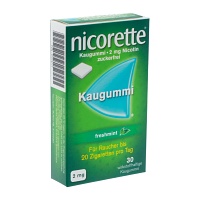 NICORETTE Kaugummi 2 mg freshmint - 30Stk