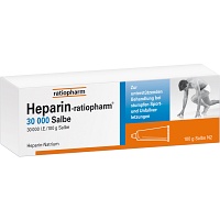 HEPARIN-RATIOPHARM 30.000 Salbe - 100g - Gelenk-& Muskelschmerzen