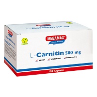 L-CARNITIN 500 mg Megamax Kapseln - 120Stk - Figur & Balance