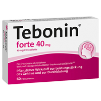 TEBONIN forte 40 mg Filmtabletten - 60Stk - Stärkung für das Gedächtnis