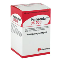 PANKREATAN 36.000 magensaftresistente Hartkapseln - 100Stk