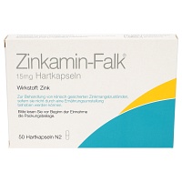 ZINKAMIN Falk 15 mg Hartkapseln - 50Stk - Selen & Zink