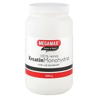 KREATIN MONOHYDRAT 100% Megamax Pulver - 1000g - Sport & Fitness