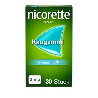 NICORETTE Kaugummi 2 mg whitemint - 30Stk - Raucherentwöhnung