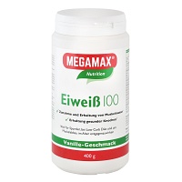 EIWEISS 100 Vanille Megamax Pulver - 400g - Für Sportler