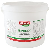 EIWEISS 100 Banane Megamax Pulver - 5000g - Energy-Drinks