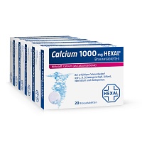 CALCIUM 1000 HEXAL Brausetabletten - 100Stk - Calcium