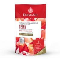 DERMASEL Totes Meer Badesalz+Rose SPA - 1Packungen - Badezusatz