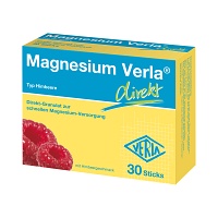 MAGNESIUM VERLA direkt Himbeere Granulat - 30Stk - Magnesium