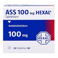ASS 100 HEXAL Tabletten - 50Stk - Blutverdünnung