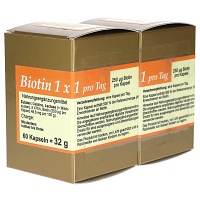 BIOTIN 1x1 pro Tag Kapseln - 120Stk