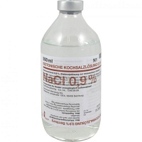 ISOTONISCHE Kochsalzlsg.0,9% Bernburg Inf.-L.Glas - 10X500ml