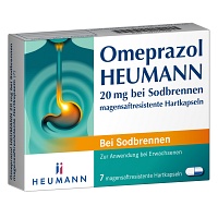 OMEPRAZOL Heumann 20 mg b.Sodbr.magensaftr.Hartk. - 7Stk - Depressive Verstimmungen