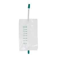 URIN BEINBEUTEL 750 ml Rückl.Sp.m.Abl.m.Vlies ger. - 10Stk