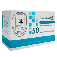 GLUCOCHECK XL Blutzuckerteststreifen - 50Stk