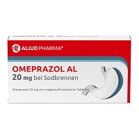OMEPRAZOL AL 20 mg b.Sodbr.magensaftres.Tabletten - 14Stk - Magen, Darm & Leber