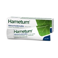 HAMETUM Hämorrhoiden Salbe - 50g - Hämorrhoiden