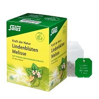 LINDENBLÜTEN MELISSE Tee Kraft d.Natur Salus Fbtl. - 15Stk