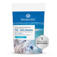 DERMASEL Totes Meer Badesalz Pur - 5kg - AKTIONSARTIKEL