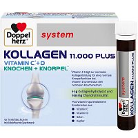 DOPPELHERZ Kollagen 11.000 Plus system Ampullen - 30X25ml - Gesundheit schenken