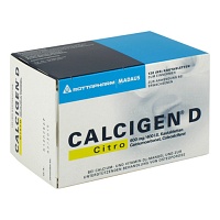 CALCIGEN D Citro 600 mg/400 I.E. Kautabletten - 120Stk