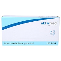 LATEX-HANDSCHUHE Einmal puderfrei L - 100Stk