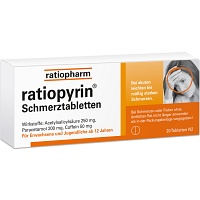 RATIOPYRIN Schmerztabletten - 20Stk - Schmerzen