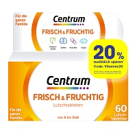 CENTRUM frisch & fruchtig Lutschtabletten - 60Stk - Vitamine & Stärkung